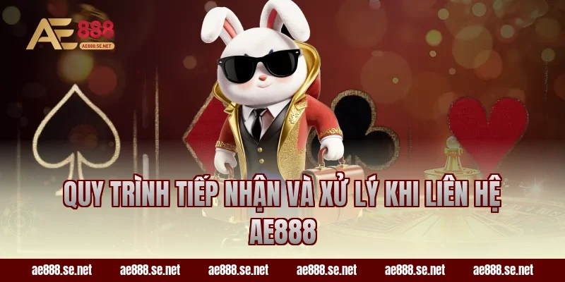 Quy trình tiếp nhận và xử lý khi liên hệ AE888